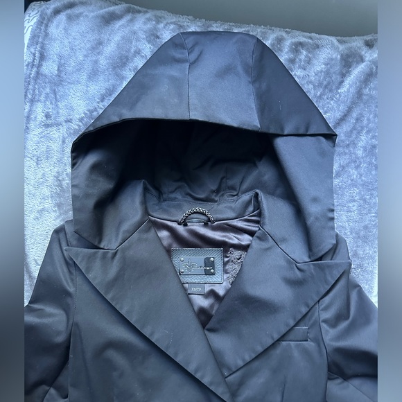 Mackage Hooded Coat with Leather Accent Sleeves - Picture 5 of 10